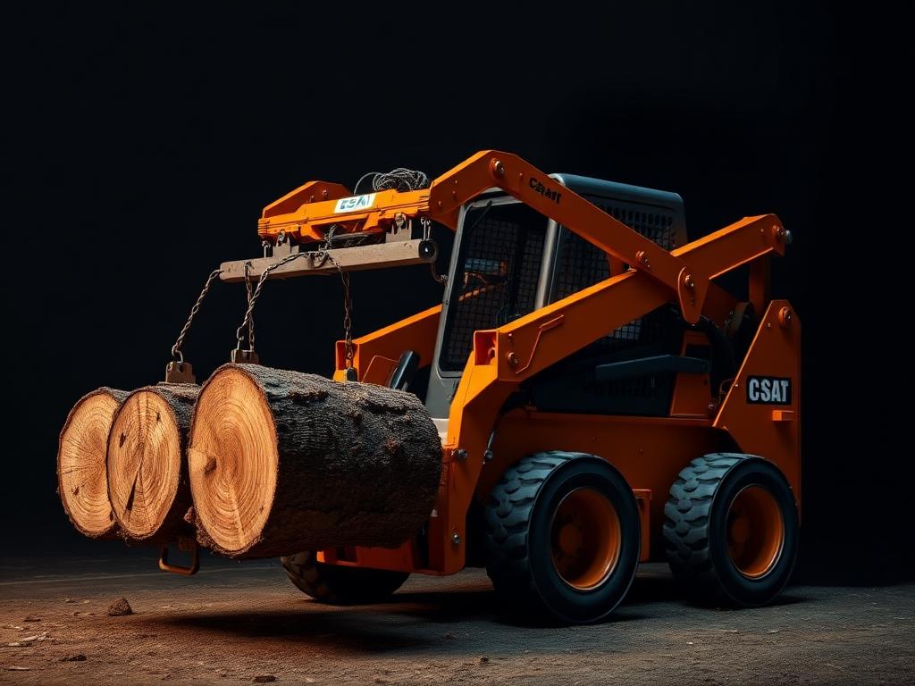 Skid Steer with Grapple